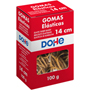 DOHE GOMAS ELASTICAS CAJA 100G 14cm x 2mm 16370